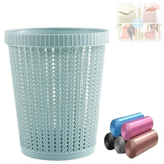 Vestitly Automatic Change Rubbish Can Trash Can Bathroom Waste Basket Under Sink Trash Can With 100 Bags For Kitchen Bathroom