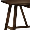 thumbnail image 6 of Allora Contemporary Computer Desk in Tobacco Brown, 6 of 10