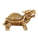 thumbnail image 4 of Estatua de dragón y tortuga para mascota de té, adorno de latón, escultura de Feng Shui, llavero, colgante, figuras en miniatura para el dormitorio de, 4 of 8