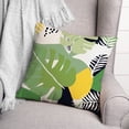 thumbnail image 3 of Creative Products Modern Abstract Palm 18 x 18 Spun Poly Pillow, 3 of 3