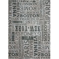 thumbnail image 2 of Waverly Sun N' Shade Indoor/Outdoor Graphite 7'9" x 10'10" Area Rug, (8x11), 2 of 6