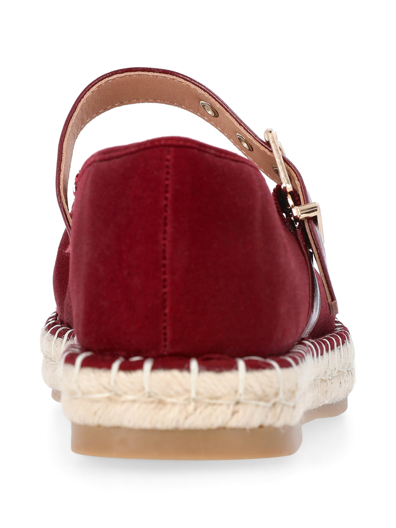 Time and Tru Women's Espadrille Mary Jane Flats