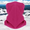 thumbnail image 1 of Pink Neckerchief Winter Ski Warm Scarf Multifunctional Cold Proof Fleece Outdoor Windproof Motorcycle Riding Head Cover Thick, 1 of 3