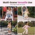thumbnail image 3 of TARANIS Toddler Shoes for Girls and Boys, Non-Slip Breathable Wide Toe Baby Sneakers, Pink, 3 of 9