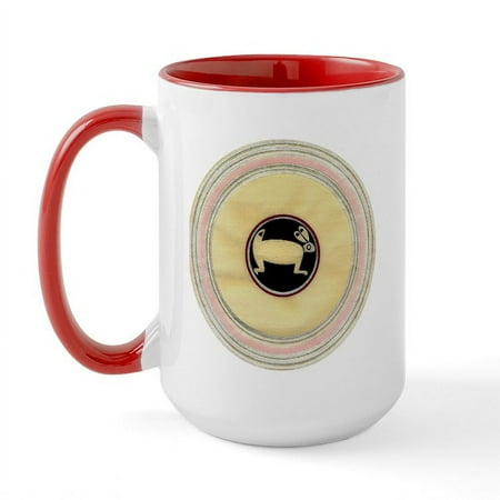 

CafePress - MIMBRES BEAUTIFUL RABBIT BOWL Large Mug - 15 oz Ceramic Large Mug