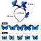 thumbnail image 2 of Diadema de mariposa NQ banda para el cabello accesorio para disfraz de boda azul, 2 of 5