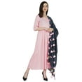 thumbnail image 2 of Bimba Kurta Set for Womens Ethnic Flared Kurti with Pant & Printed Dupatta Indian Designer Clothing, 2 of 7