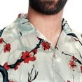 thumbnail image 5 of Tree Men's Casual Short Sleeve Button Down Shirts - Printed Summer Beach Tops for Men and Women, 5 of 6