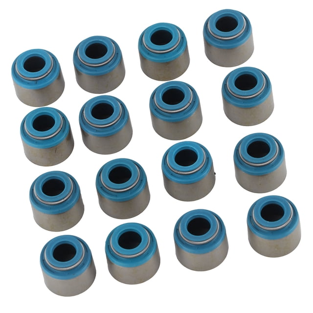Seles de Vástago de Válvula de Motor, Seles de Aceite de Válvula Lisa 16 Piezas para el Automóvil para motores LS1 / LS6 de Bloque Pequeño GM