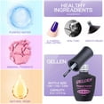 thumbnail image 6 of Gellen Gel Nail Polish Starter Kit with 54W UV Light, 6 Colors Peppermint Milkshake Gel Polish with Base and Top Coat, Soak Off Gel Polish Kit with UV Nail Lamp, Gel Nail Polish Kit Gift for Women, 6 of 10