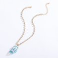 thumbnail image 1 of Collar de la serie Ocean, collar de caracola de resina de la serie Cote d'Azur, 1 of 4