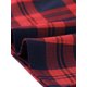 thumbnail image 5 of INSPIRE CHIC Minifalda de cuadros con botones para mujer rojo XS, 5 of 6