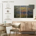 thumbnail image 4 of Elephant Stock Marine View With A Sunset Wall Art - Horizontal Multi Panel Canvas - Living Room Wall Decor - Beach Multi Panel - Blue And Green Decor By Claude Monet - 23" x 14", 4 of 4