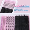 thumbnail image 6 of Lash Clusters 100D Long 12-20mm Lash Spikes Eyelash Clusters Volume Individual Lashes DIY Spiky Lash Extension Mega Cluster Eyelash Extensions Mink Strips Lashes Thick, 6 of 14