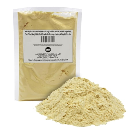 Naturejam Camu Camu Powder 8 oz Bag - Smooth Texture, Versatile Ingredient - Pure Dried Finely Milled Fruit Powder for Beverages, Baking & Daily Kitchen Use