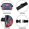 thumbnail image 5 of Cross Body Bag for Sports Enthusiasts Commuters Fashionable Waterproof Fanny Pack with Adjustable Strap for Casual Running Hiking Cycling Marine Adorable Crab Sporty Waist Pack, 5 of 7