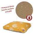 thumbnail image 5 of Majestic Pet | Coral Rectangle Pet Bed For Dogs, Removable Cover, Yellow, Large, 5 of 6