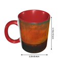 thumbnail image 3 of Moody Go Away Alone Coffee Mug Fun Custom Ceramic Mugs 11oz Red, 3 of 5