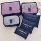 thumbnail image 3 of Bolsa de almacenamiento grande de viaje de seis piezas, bolsa de almacenamiento de equipaje multifuncional, bolsa de almacenamiento de 6 piezas para viajes de negocios, 3 of 5
