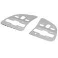 thumbnail image 4 of 2 piezas de cubierta de botón de volante redondo de repuesto para Mercedes Benz Clase A/B/C/E 2020, 4 of 14