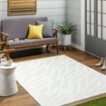 thumbnail image 6 of Mark&Day Outdoor Rugs, 8x10 Calamus Modern Indoor/Outdoor Cream Area Rug, Non Shedding Beige Carpet for Patio, Porch, Deck, Bedroom, Living Room or Kitchen (7'10" x 10'), 6 of 6