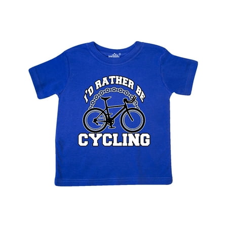 

Inktastic I d Rather Be Cycling Gift Toddler Boy or Toddler Girl T-Shirt