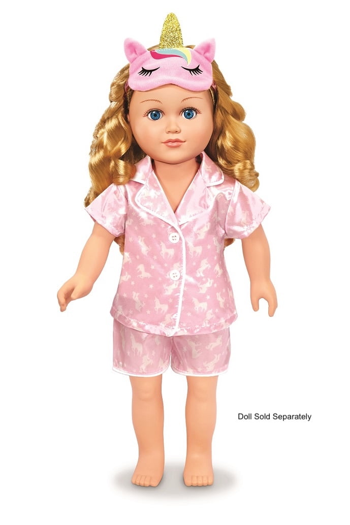 My Life As Pajama Fashion Set for 18-inch Doll, 3 Pieces Included, Assorted Colors