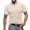 Beige, variant on Henley Shirts for Men Summer Casual Short Sleeve Plain Basic Henley Tshirts Mens Tees Work Shirt