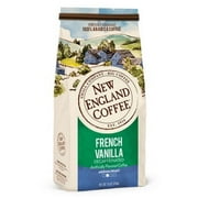 New England Coffee French Vanilla, Decafinated, Medium Roast, Ground Coffee, 10 oz