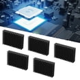 thumbnail image 4 of Disipador de calor de la cpu, Disipador de calor 5 pc para cpu para radiador ic para módulo para amplificador para placa base para enrutador para suministro de alimentación para, 4 of 7