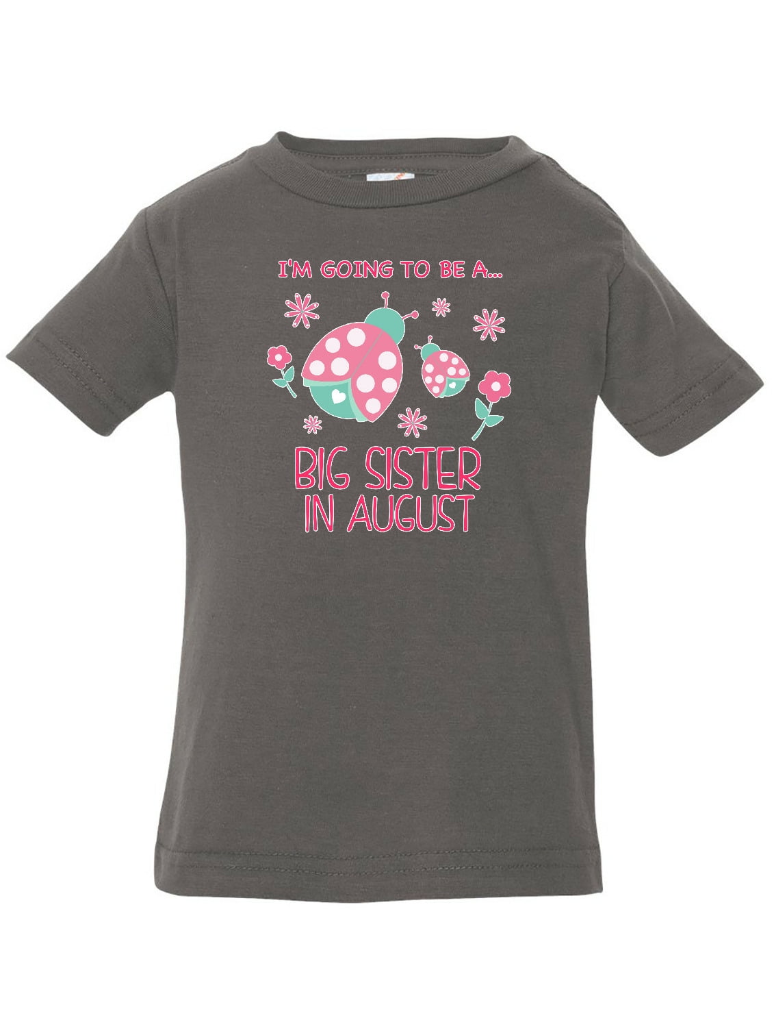 inktastic Im Gonna Be a Sister in October with Ladybugs Toddler T-Shirt inktastic Im Gonna Be a Sister in October with Ladybugs Toddler T-Shirt