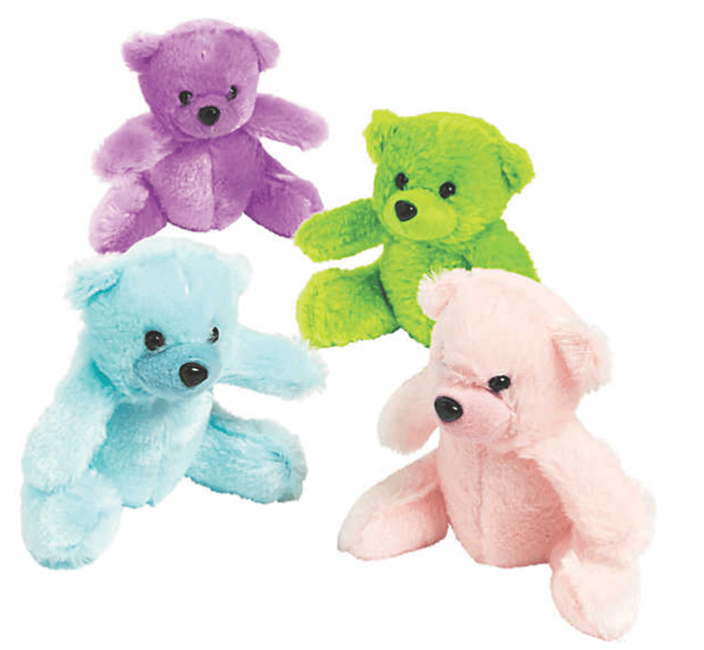 4 teddy bears