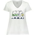 thumbnail image 3 of Inktastic Westie Pro Players Women's Plus Size V-Neck T-Shirt, 3 of 5