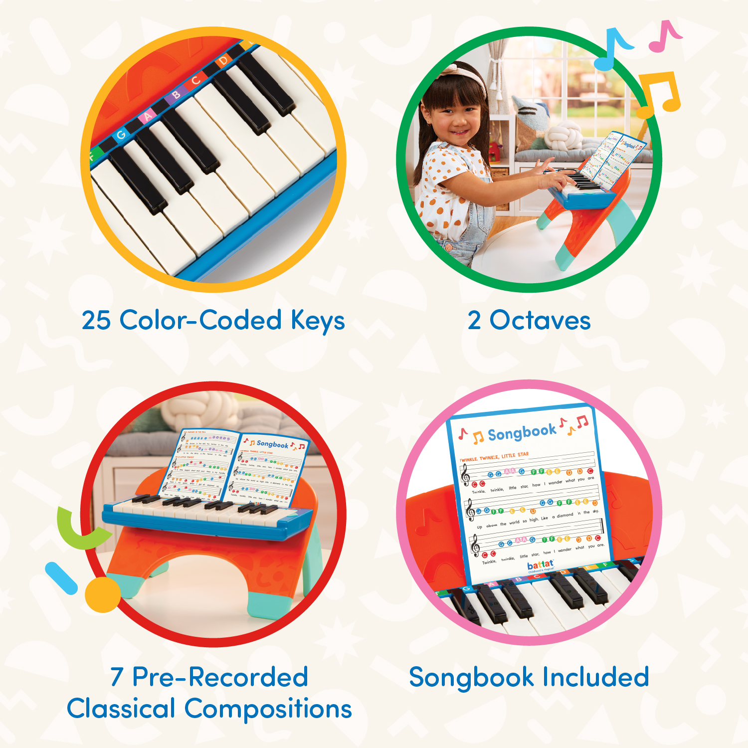 Battat Mini Musician's Piano 25-Key Keyboard photo 8