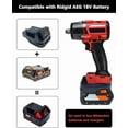 thumbnail image 2 of Adapter for Ridgid AEG 18V Battery to for Milwaukee M18 18V Cordless Tools, Use for Ridgid 18V Platform Batteries (Adapter Only), 2 of 10