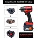 thumbnail image 2 of Adaptador para Batería Ridgid AEG de 18 V para Herramientas Inalámbricas Milwaukee M18 de 18 V, Uso para Baterías de Plataforma Ridgid de 18 V (Solo Adaptador), 2 of 10