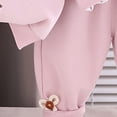thumbnail image 5 of Toddler Baby Girl Clothes 12 18 Months 2T 3T 4T 5T 6T Fall Winter Outfits Cute Print Long Sleeve Sweatshirt Pant Outfits Light Pink Size 0-1 Years, 5 of 6