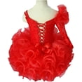 thumbnail image 4 of Jenniferwu G192 Infant Toddler Baby Newborn Little Girl's Pageant Party Birthday Dress RED (as1, Age, 4_Years), 4 of 4