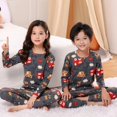 thumbnail image 1 of Conjunto de pijama de Halloween para niños, dinosaurio, unicornio, Navidad, ropa de dormir de invierno, 1 of 4