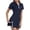Navy, variant on MAIHAN Women's 2 Piece Knitted Lounge Set 2 Piece Outfits Sleeveless Tie Tank Top Elastic Drawstring Shorts Casual Summer Oversized Tracksuit for Casual and Summer Wear