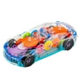thumbnail image 1 of Smart Transparent Toy Car Sensory Race Mechanical Gear Universal Driving, 1 of 7