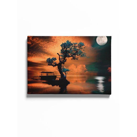 Tree Under The Moonlight 20x30 Canvas -Image by Shutterstock,