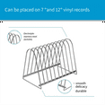 thumbnail image 1 of Vinyl Record Display Rack Reading Rack Home Storage Desktop Storage CD Storage Record Rack 10 Slots, 1 of 7
