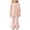 Pink, variant on Girls Knit Cardigan & Pants Set Lace Trim Button Down Sweater Solid Frill Hem Pants Fall Winter Active Wear Sets 2 Piece