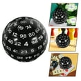 thumbnail image 4 of 100 Sided Polyhedral Dice for Gaming and Decoration White Acrylic Durable MultiFunctional, 4 of 9
