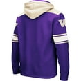 thumbnail image 3 of Men's Colosseum Purple Washington Huskies 2.0 Lace-Up Pullover Hoodie, 3 of 4