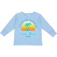 thumbnail image 3 of Inktastic Summer Enjoy the Sunshine Cocoa Beach Florida in Blue Boys or Girls Long Sleeve Toddler T-Shirt, 3 of 5