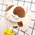 thumbnail image 2 of Cute Cat Pillow Kitten Plush Stuffed Animal Pet Cat Soft Cat Body Plush Pillow (Brown, 40cm), 2 of 5