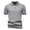 Light Gray, variant on Mens Polo Shirts Solid Color Business Workl Lapel Knit Short Sleeve Summer Casual Slim Dress Shirts for Men