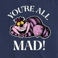 thumbnail image 3 of Alice In Wonderland - You're All Mad - Women's Short Sleeve Graphic T-Shirt, 3 of 5